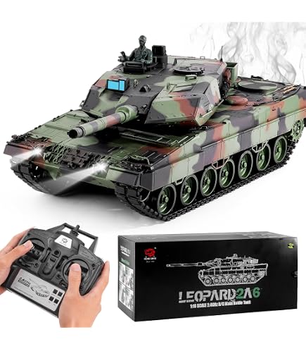 Amazon.com: TOUCAN RC HOBBY 1/16 Tongde RC Infrared Battle Tank